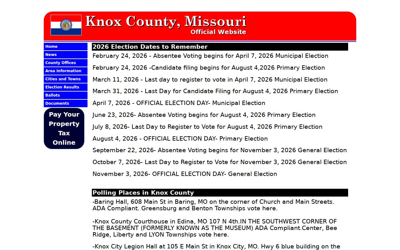 Knox City criminal records official community source