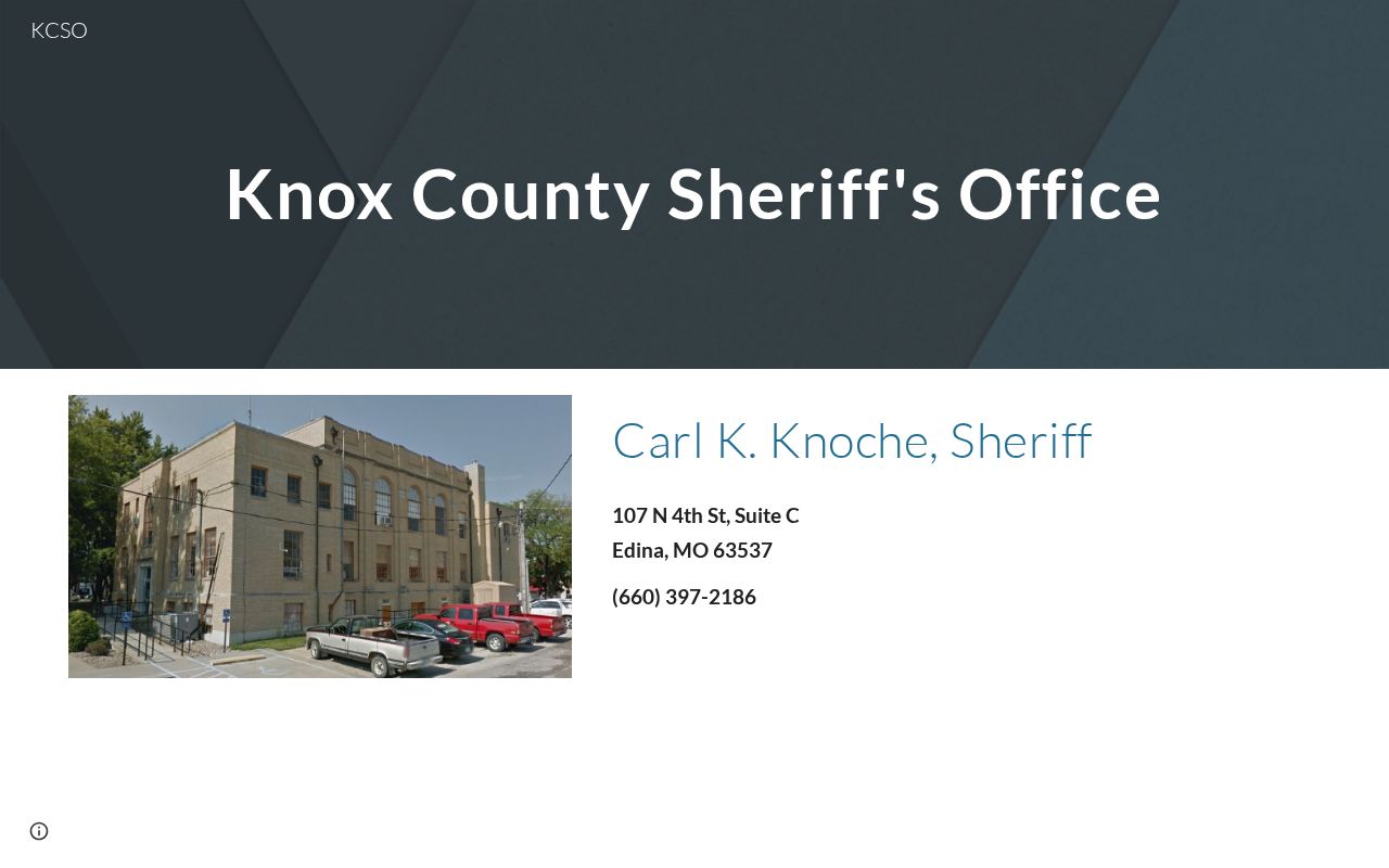 Knox County arrest lookup on the official sheriff website