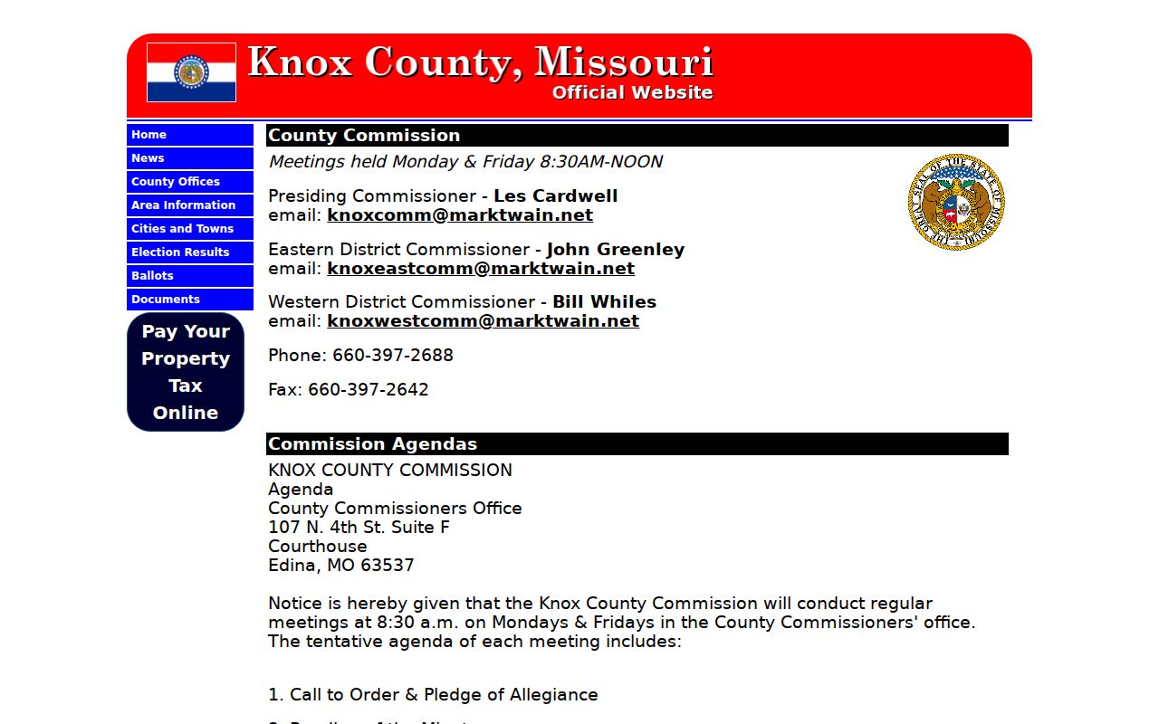 Knox County criminal record offices directory